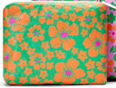 Floral Small Pouch - Green