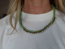 Italian Zirconia Tie on Necklace