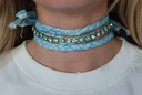Italian Zirconia Tie on Necklace