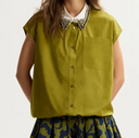 Janky Beaded Collar Shirt