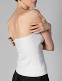 Silk Knit Bandeau Top