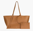 Camel Leonora Soft Leather Tote