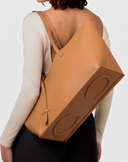 Camel Leonora Soft Leather Tote