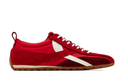Nylon Leather Red Sneakers