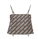 The Bitsy Tank in Blue and Mauve Stripe