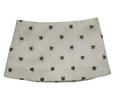 Ava Mini Skirt in Sheer Embroidered Orange Floral