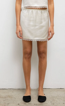 Barb Lace Mini Skirt