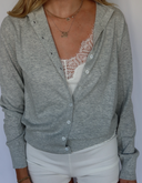 Funnel Neck Cardigan