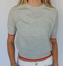 Crew Saddle Sleeve Sweater