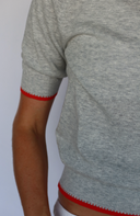 Crew Saddle Sleeve Sweater
