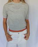 Crew Saddle Sleeve Sweater