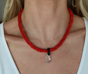 Poppy Cord with Crystal Chunk