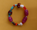 Mushroom Beaded Bracelet