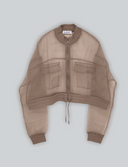 Organza Bomber Jacket
