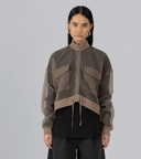 Organza Bomber Jacket