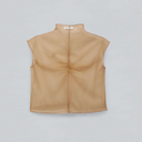 Sleeveless Tulle Top