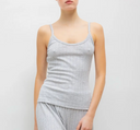 Pointelle Classic Grey Tank Top