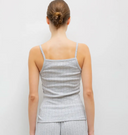 Pointelle Classic Grey Tank Top
