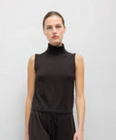 James Sleeveless Turtleneck