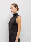 James Sleeveless Turtleneck