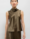 Barb Sleeveless Cowl Neck