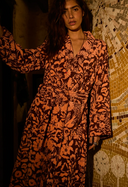 Carnelian Indiana Towelling Robe