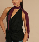 Veronique Sequin Skinny Scarf