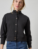 Mock Neck Cardigan
