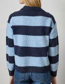 Striped Polo Sweater