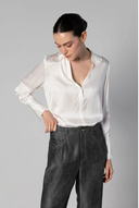 Black Denim Silk Jeans