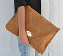Suede Symmetria Envelopes