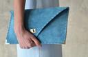 Suede Symmetria Envelopes