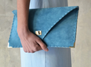 Suede Symmetria Envelopes