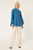 Statement Collar Tunic Shirt
