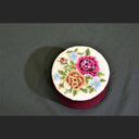 Petit Point Keepsake Box Hand Stitch Needlepoint