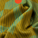 Sun Geometric Silk Scarf