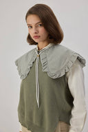 Gingham Ruffle Collar