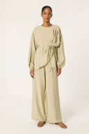 Modal Blend Balloon Sleeve Tunic