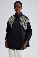 Embroidered Oversized Shirt