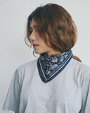 "Paisley" Silk Bandana Scarf