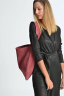 Suede Hobo Bag