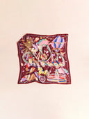 "Pop Pony" Silk Twill Large Scarf