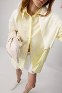 Wide Cuff Poplin Shirt