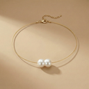 Minimalistic Freshwater Pearl Necklace