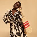 Sylvanie Stripe Beach Tote