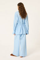 Pleated Wide Leg Pants
