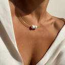 Minimalistic Freshwater Pearl Necklace