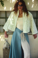 Embellished Floral Lace Jacket