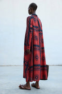 Tribal Shirt Maxi Dress